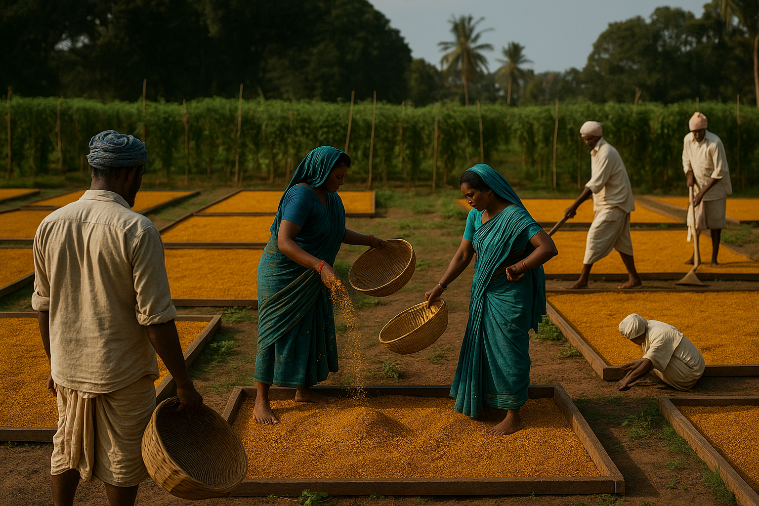 Harnam Masale: Spice plantations and processing